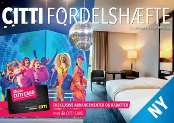 Eksempel på tilbudsavis CITTI - Fordelshæfte fra butik CITTI gyldig fra 21/09/2026