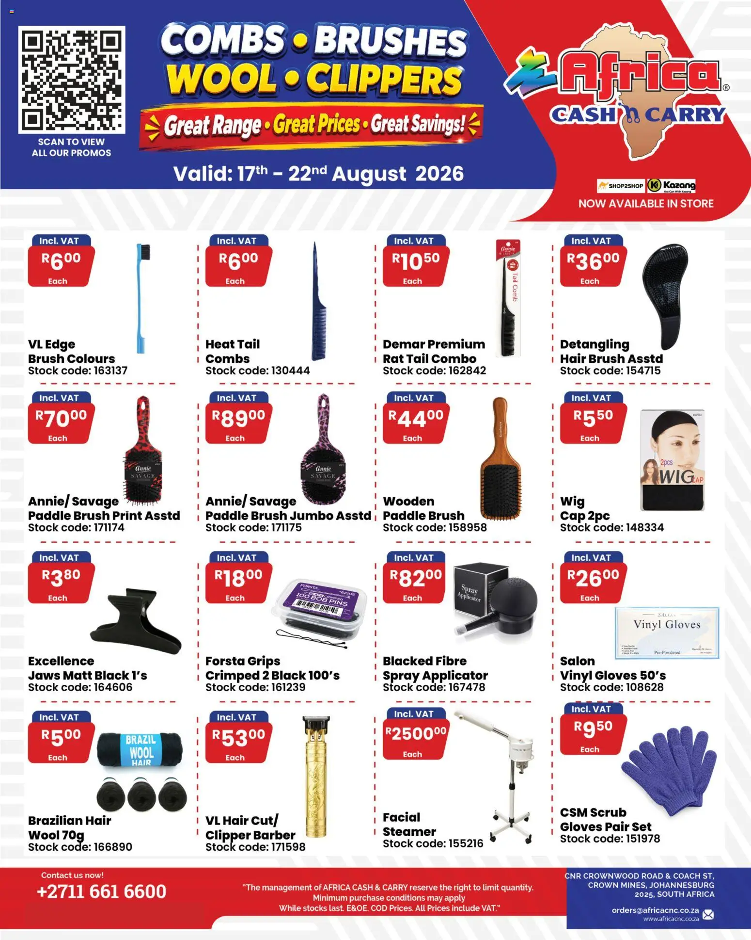 Preview of Africa Cash & Carry flyer valid from 17/08/2026