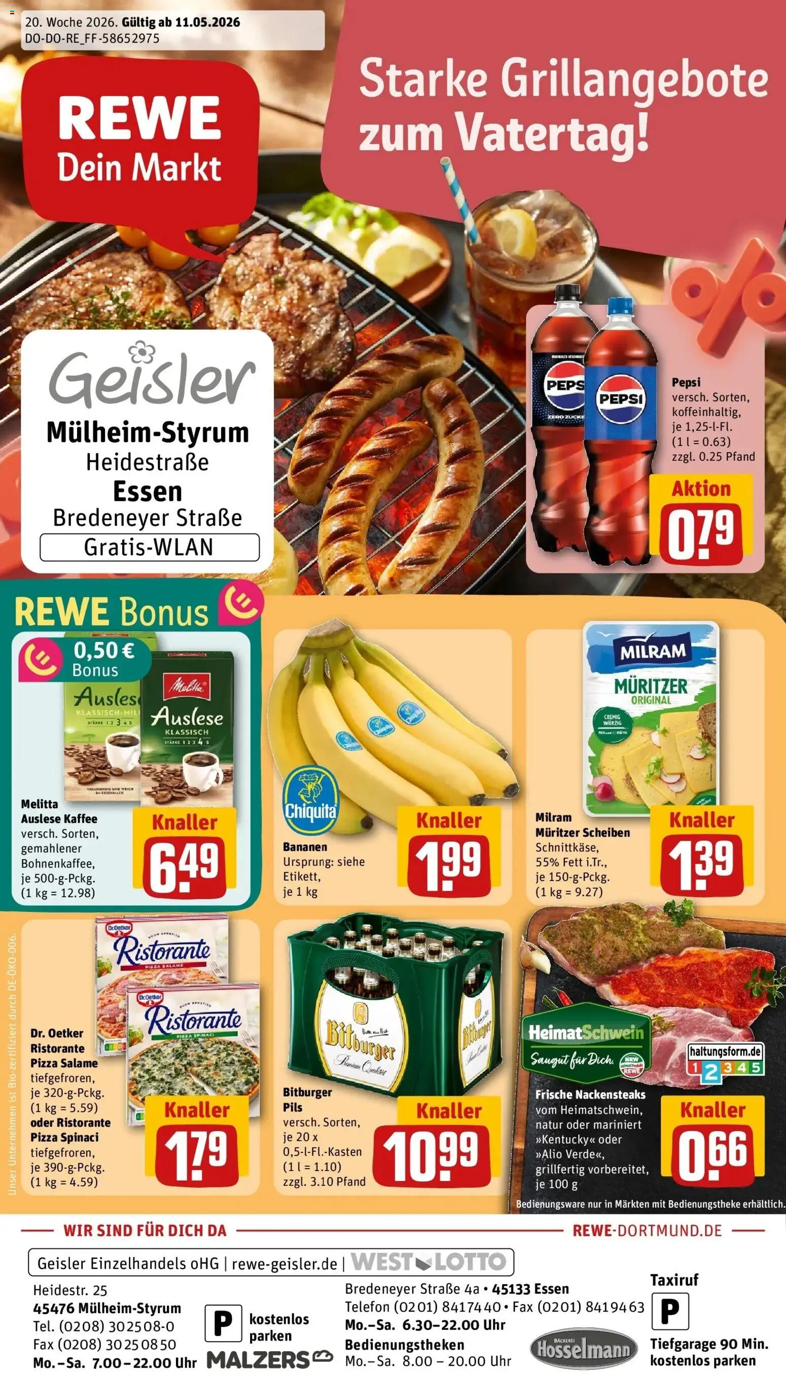 Vorschau von dem Prospekt des Geschäftes Rewe, gültig ab dem 10.05.2026
