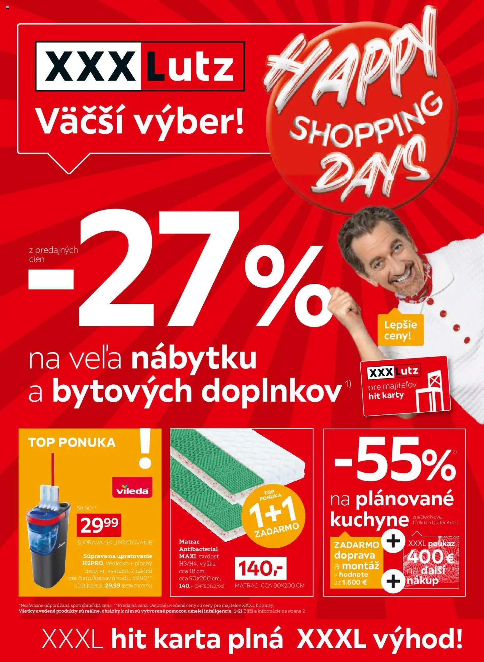 Náhľad XXXLutz letáku platného od 12.10.2026 - Kuchyne, Matrac