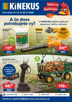Náhľad Kinekus letáku platného od 01.09.2026