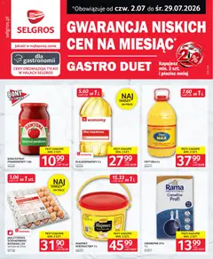 Pogląd gazetki "Selgros cash&carry gazetka - Duet" ze sklepu Selgros cash&carry ważnej od 02.07.2026