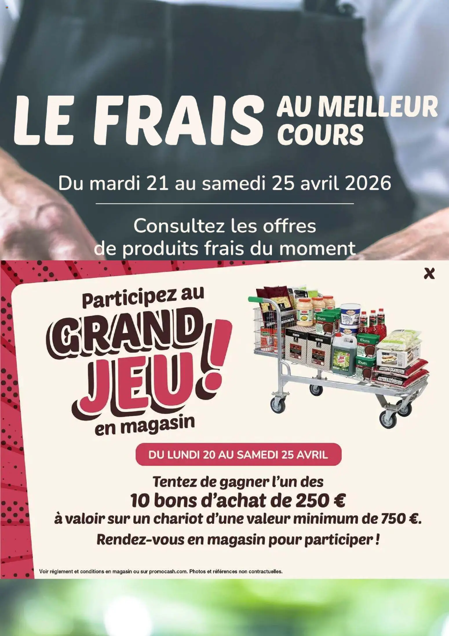 Prévisualisation de Promocash Meilleur cours du magasin Promocash formulaire valide 21/04/2026 - Jeux, Chariot