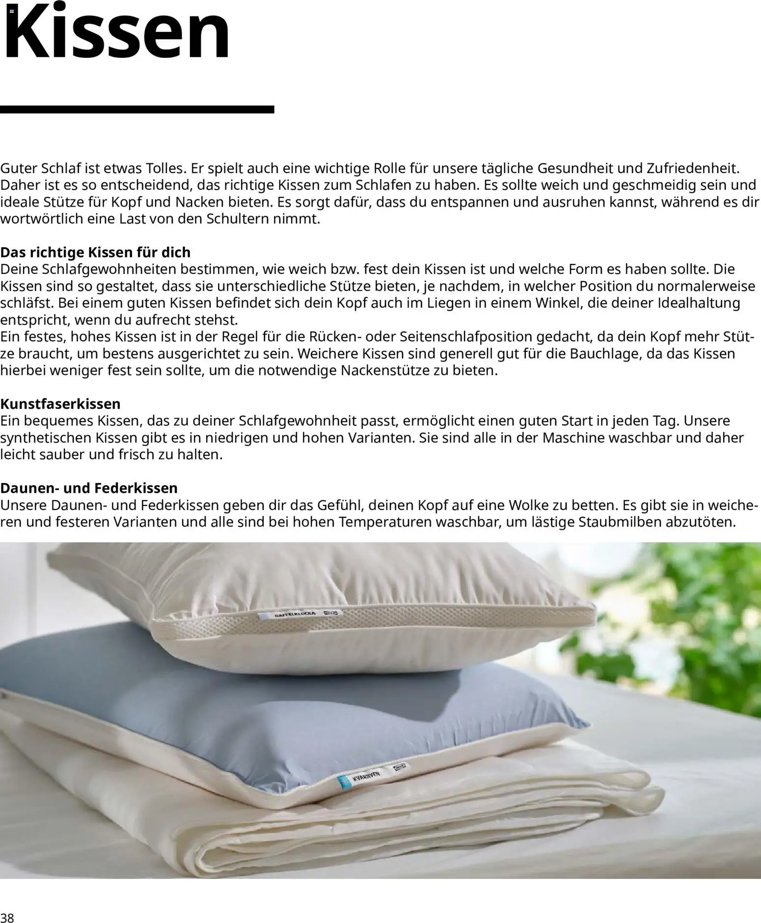 Vorschau von dem Prospekt des Geschäftes Ikea, gültig ab dem 16.09.2026 - Kissen