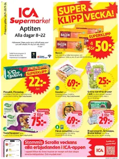 Förhandsgranska reklamblad ICA Supermarket erbjudanden från butik ICA Supermarket gäller från 14/09/2026