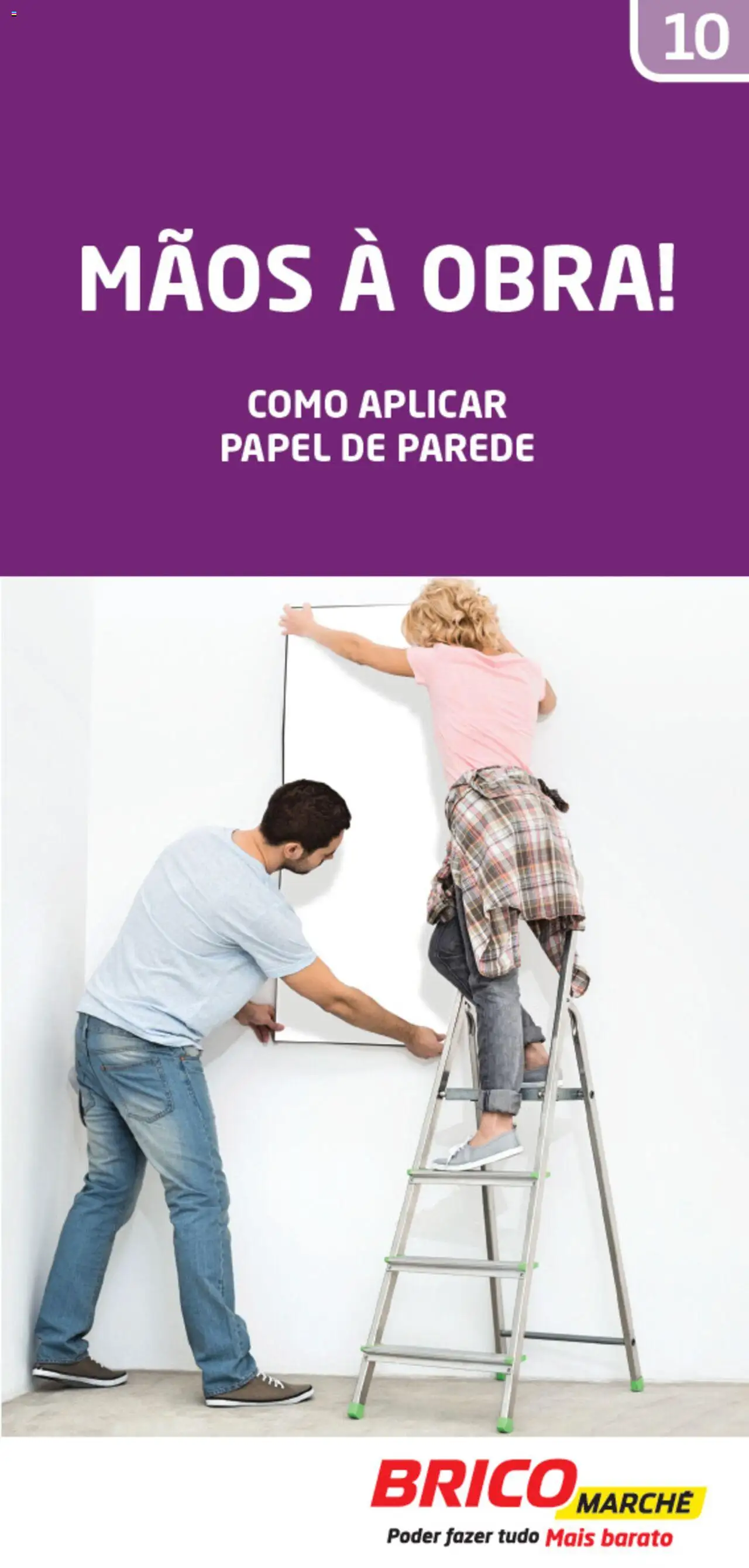 Pré-visualização do folheto da loja BricoMarché válida a partir de 27/12/2023 - Papel de parede