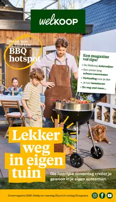 Voorbeeld van Welkoop folder - Zomermagazine van winkel Welkoop geldig vanaf 22-06-2026