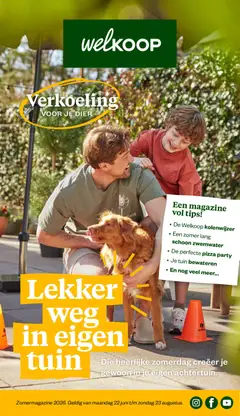 Voorbeeld van Welkoop folder - Zomermagazine van winkel Welkoop geldig vanaf 22-06-2026