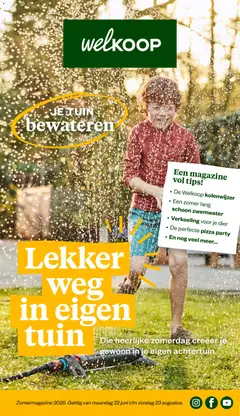 Voorbeeld van Welkoop folder - Zomermagazine van winkel Welkoop geldig vanaf 22-06-2026