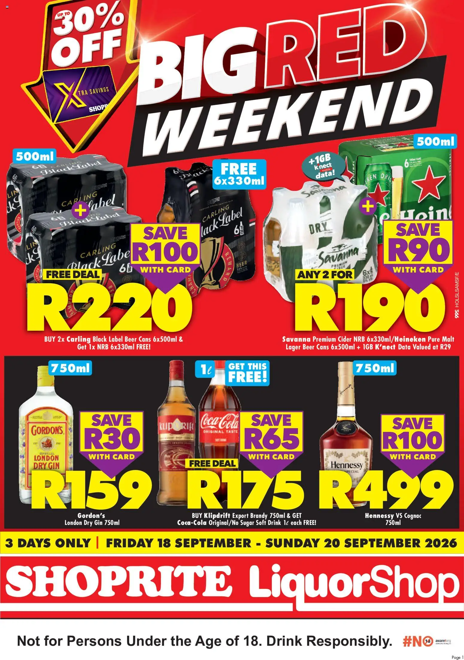 Preview of Shoprite flyer valid from 18/09/2026