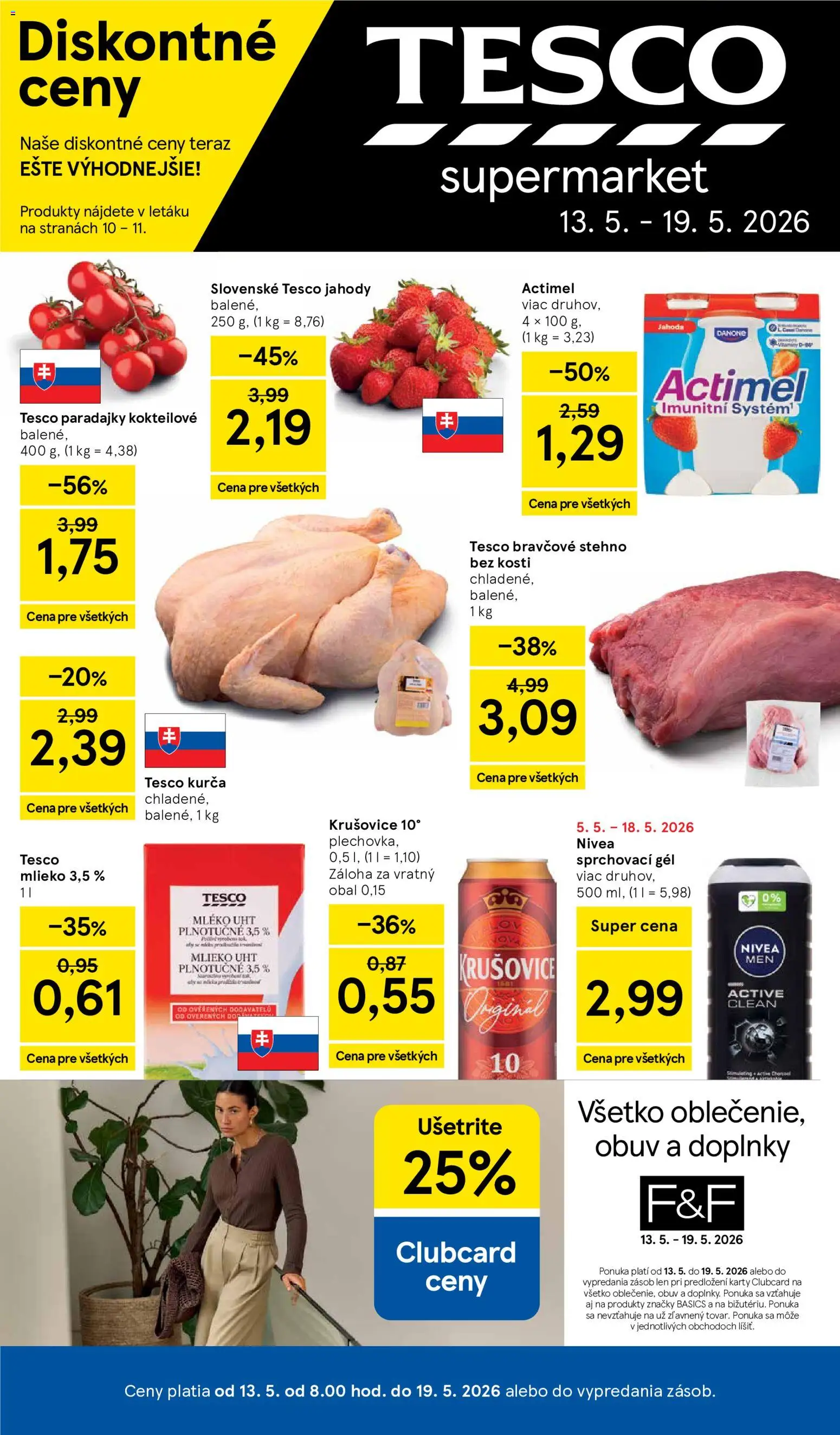 Náhľad Tesco letáku platného od 13.05.2026