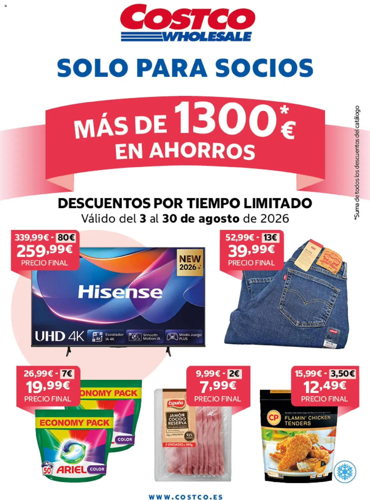 Vista previa del folleto de la tienda Costco válido desde el 03/08/2026 
