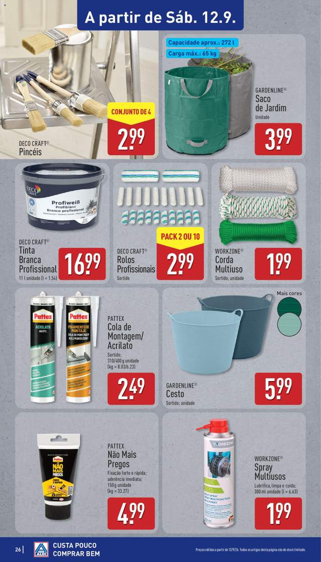 Novo folheto Aldi a partir de 07/09