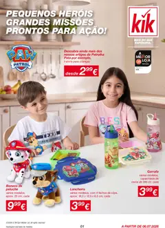 Pré-visualização do folheto da loja KIK válida a partir de 06/07/2026