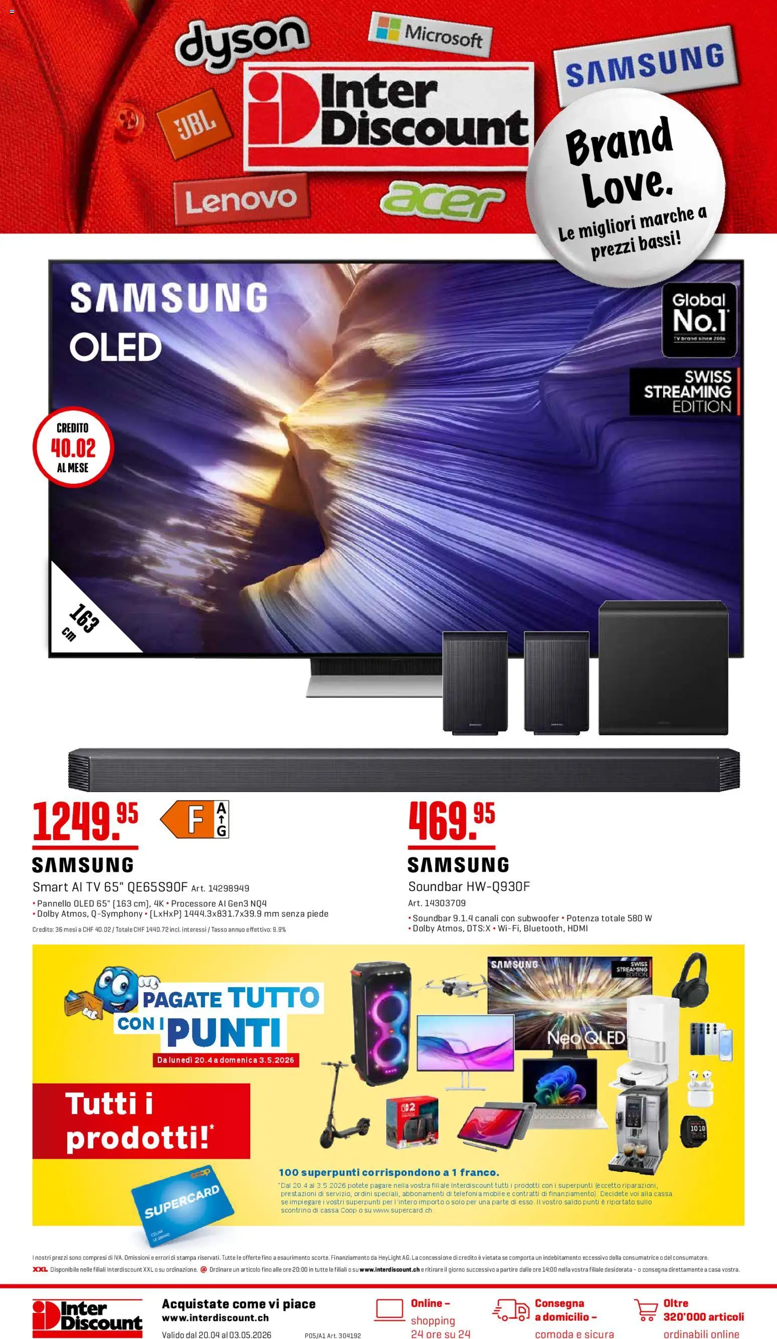 Interdiscount Prospekt ab 20.04.2026 > Angebote
