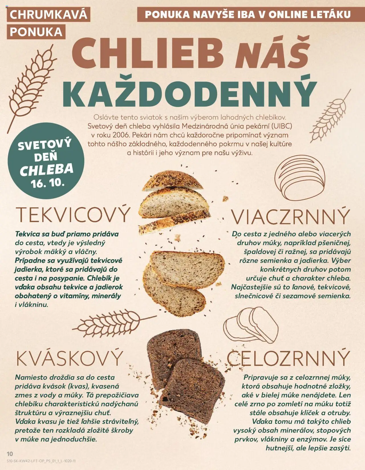 Náhľad Kaufland letáku platného od 16.10.2025 - Tekvica, Chlieb