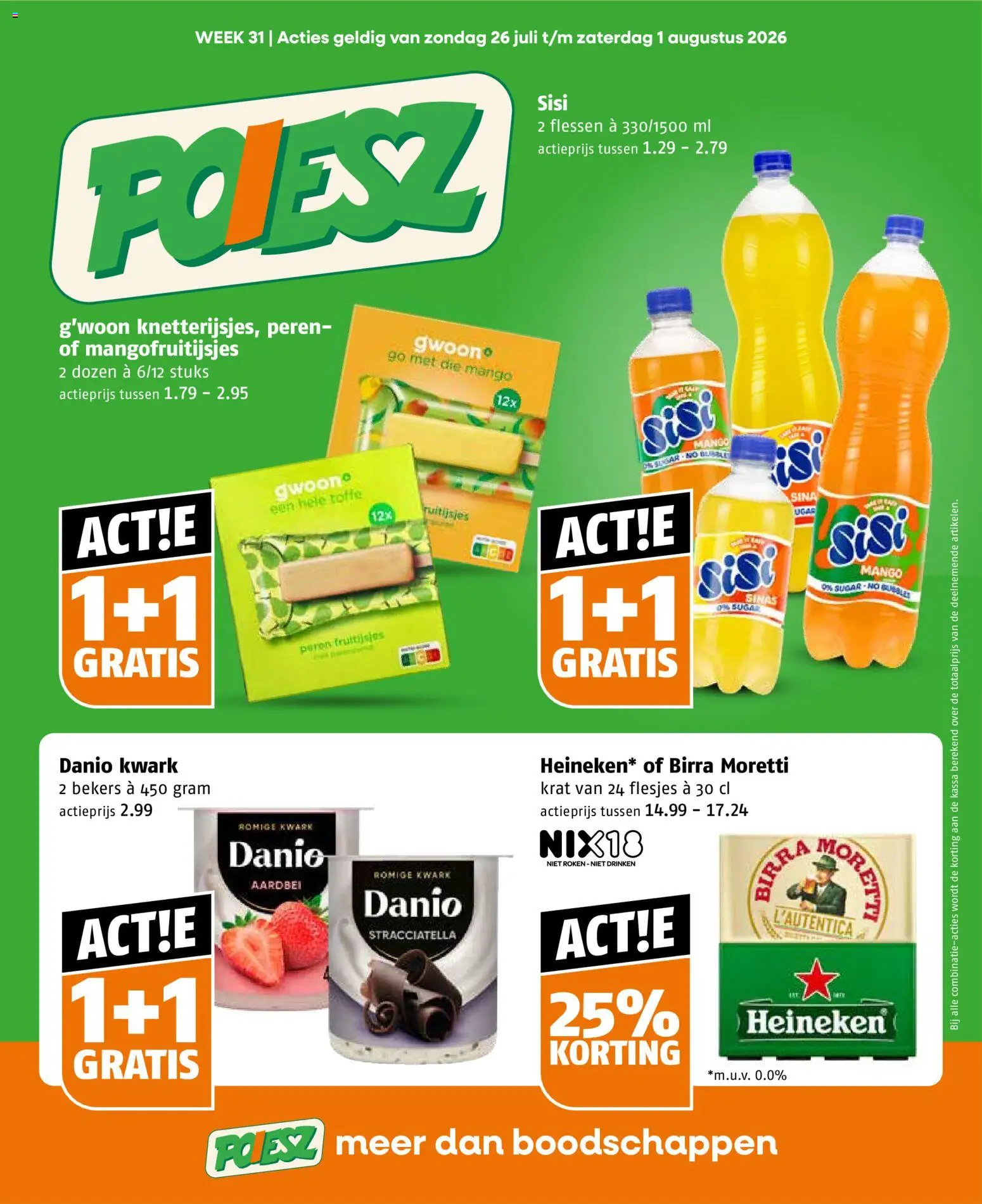 Voorbeeld van Poiesz folder van winkel Poiesz geldig vanaf 26-07-2026