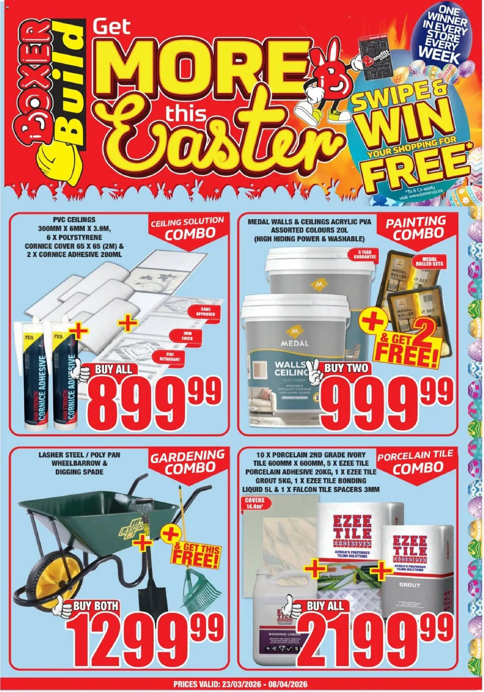 Boxer Eastern Cape - Build from 23/03 - 08/04/2026