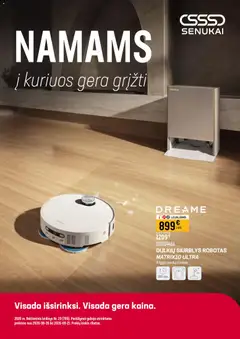 Senukai parduotuvės leidinio Senukai leidinys - Namams galiojančio nuo 2026.08.26 peržiūra