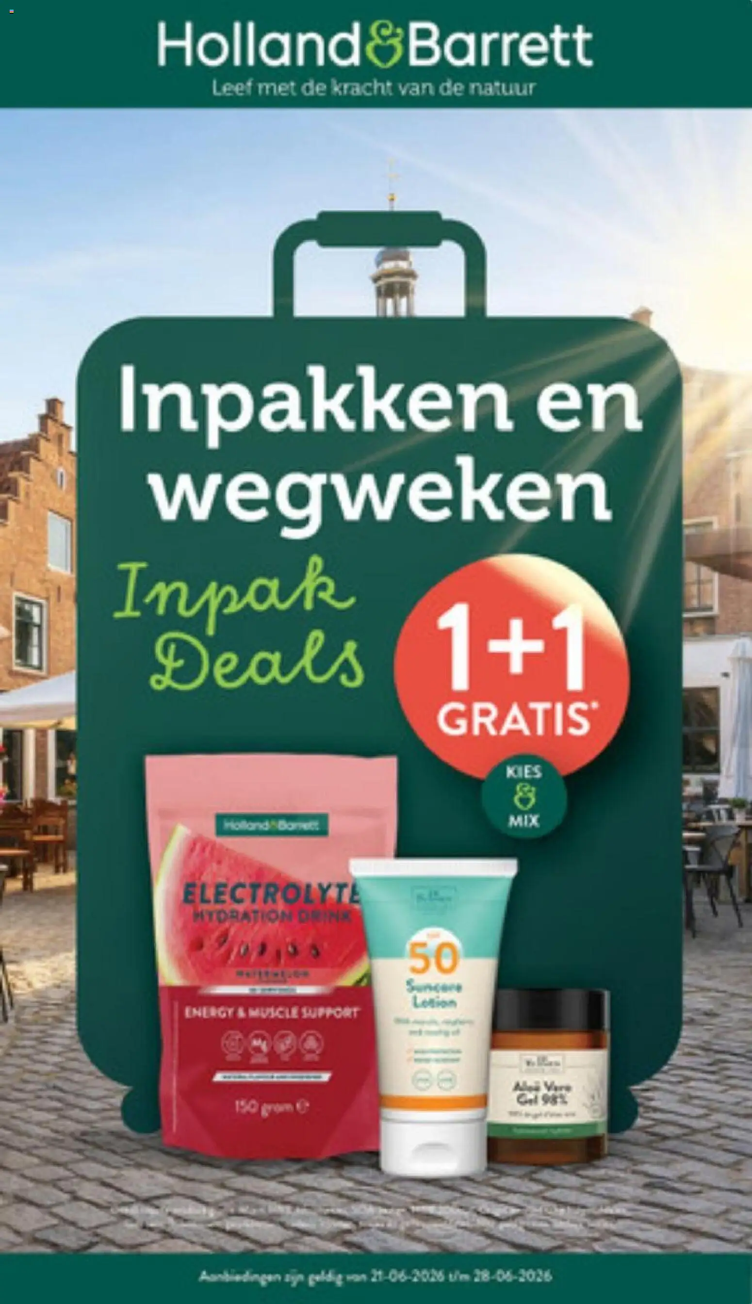Voorbeeld van Holland & Barrett folder van winkel Holland & Barrett geldig vanaf 21-06-2026