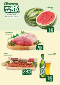 Pregled letka mojMarket vikend akcija trgovine mojMarket vrijedi od 29.05.2026
