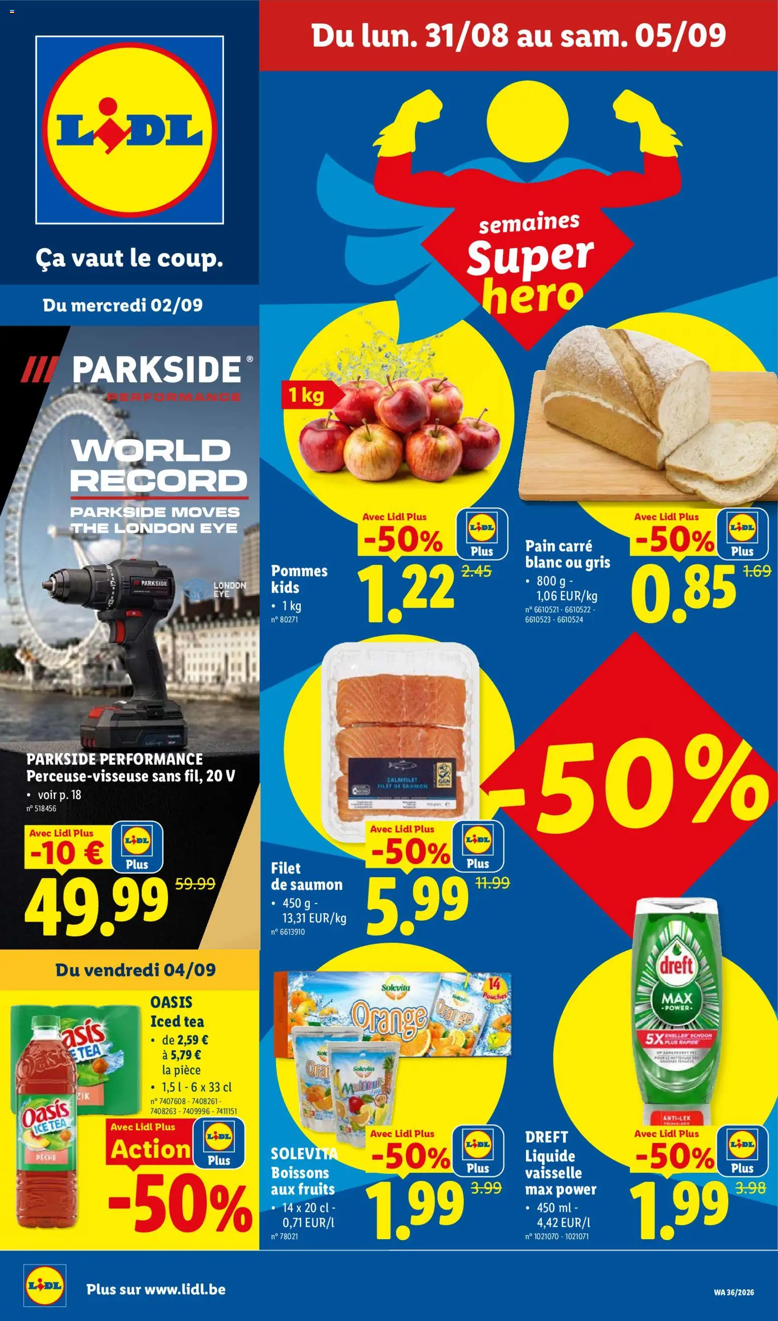 Voorbeeld van Folder week 36 van winkel Lidl geldig vanaf 31/08/2026