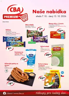 Náhled nabídky: CBA CBA leták - Premium platný od 07.10.2026