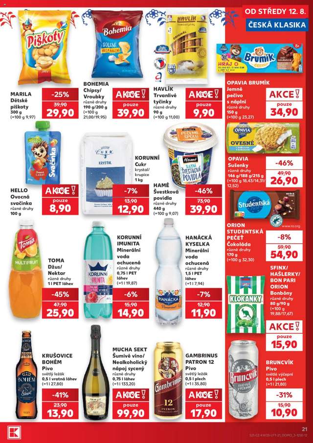 Nový Kaufland leták od 12.08.