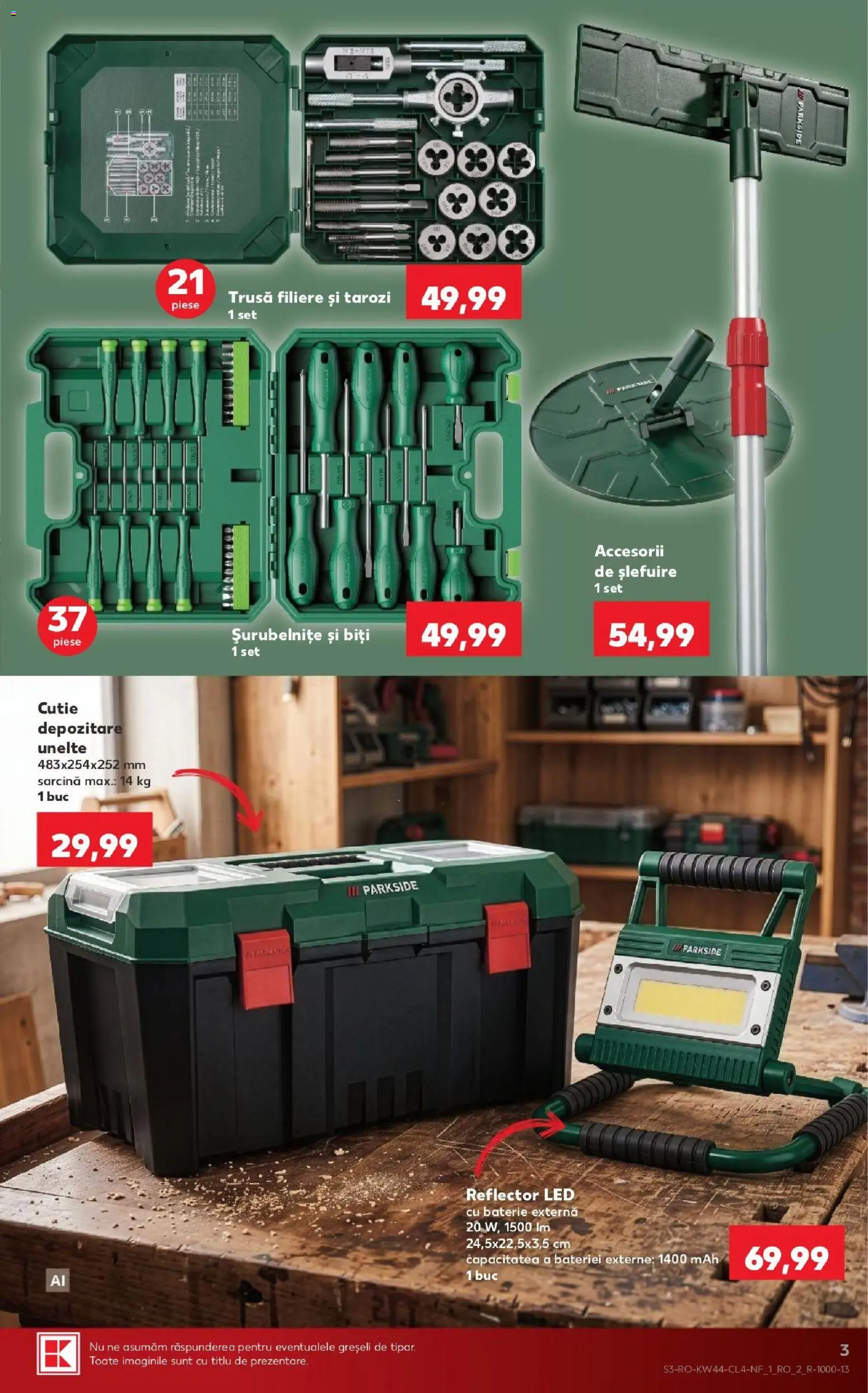 Kaufland RO - Kaufland RO akciós újság megtekintése, amely érvényes 2026.10.28.-től - Parkside, LED