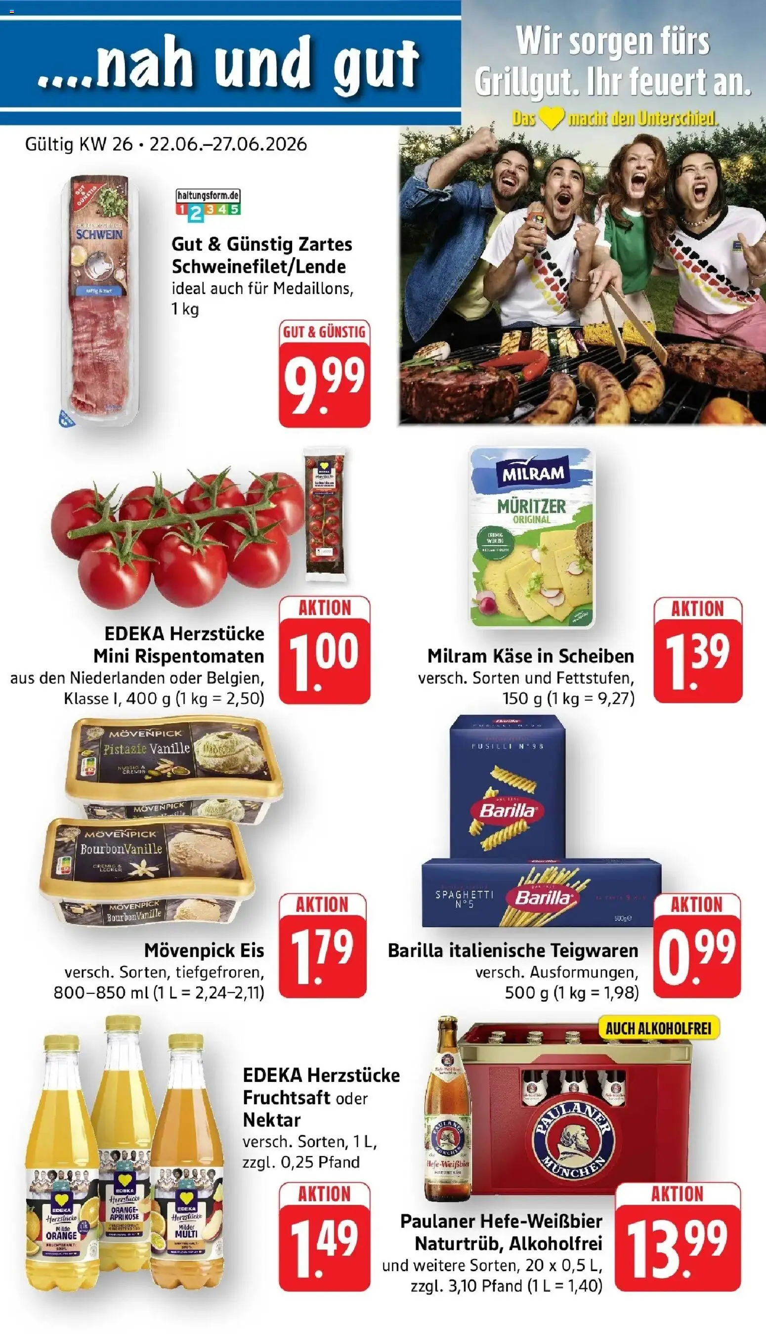 Vorschau von dem Prospekt des Geschäftes nah & gut, gültig ab dem 21.06.2026