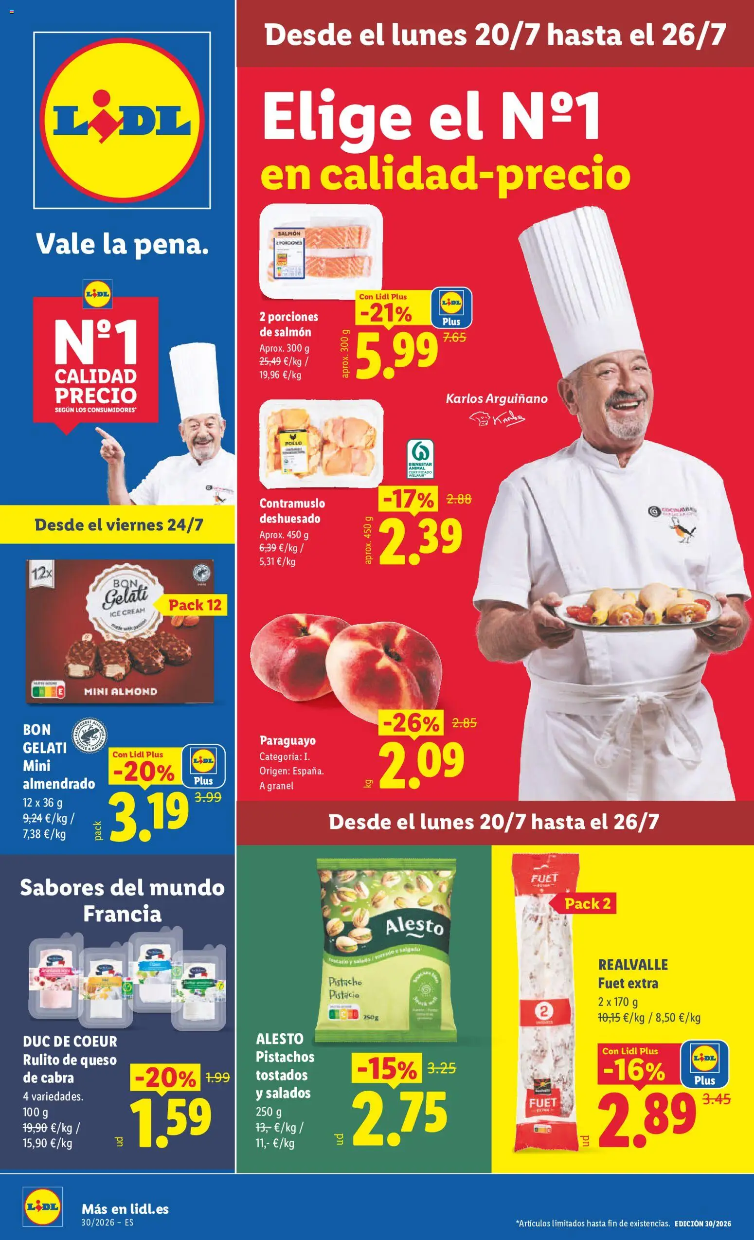 Vista previa del folleto de la tienda Lidl válido desde el 20/07/2026 