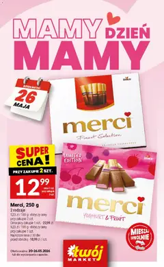 Pogląd gazetki "Twój Market gazetka - Mamy Dzień Mamy" ze sklepu Twój Market ważnej od 20.05.2026