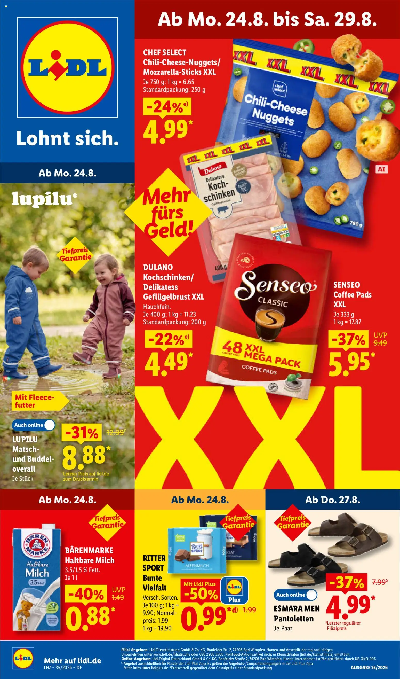 Náhled nabídky: Lidl Německo Lidl Německo leták platný od 24.08.2026
