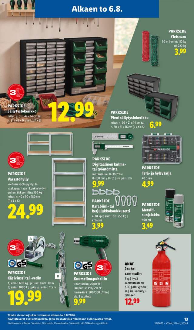 Uusi Lidl tarjouslehti alkaen 06/08