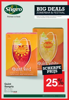 Voorbeeld van Sligro folder Big Deals van winkel Sligro geldig vanaf 21/05/2026