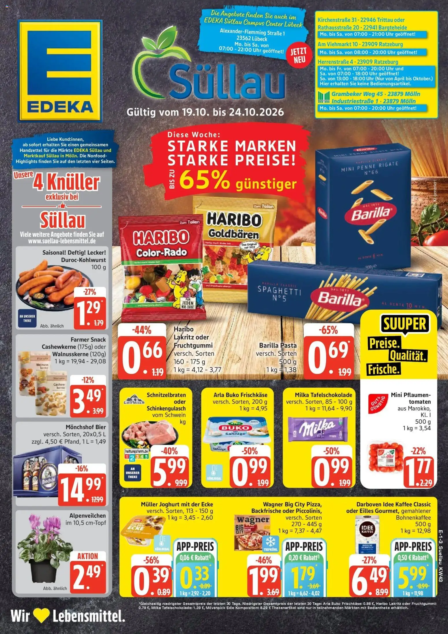 Vorschau von dem Prospekt des Geschäftes Edeka, gültig ab dem 19.10.2026