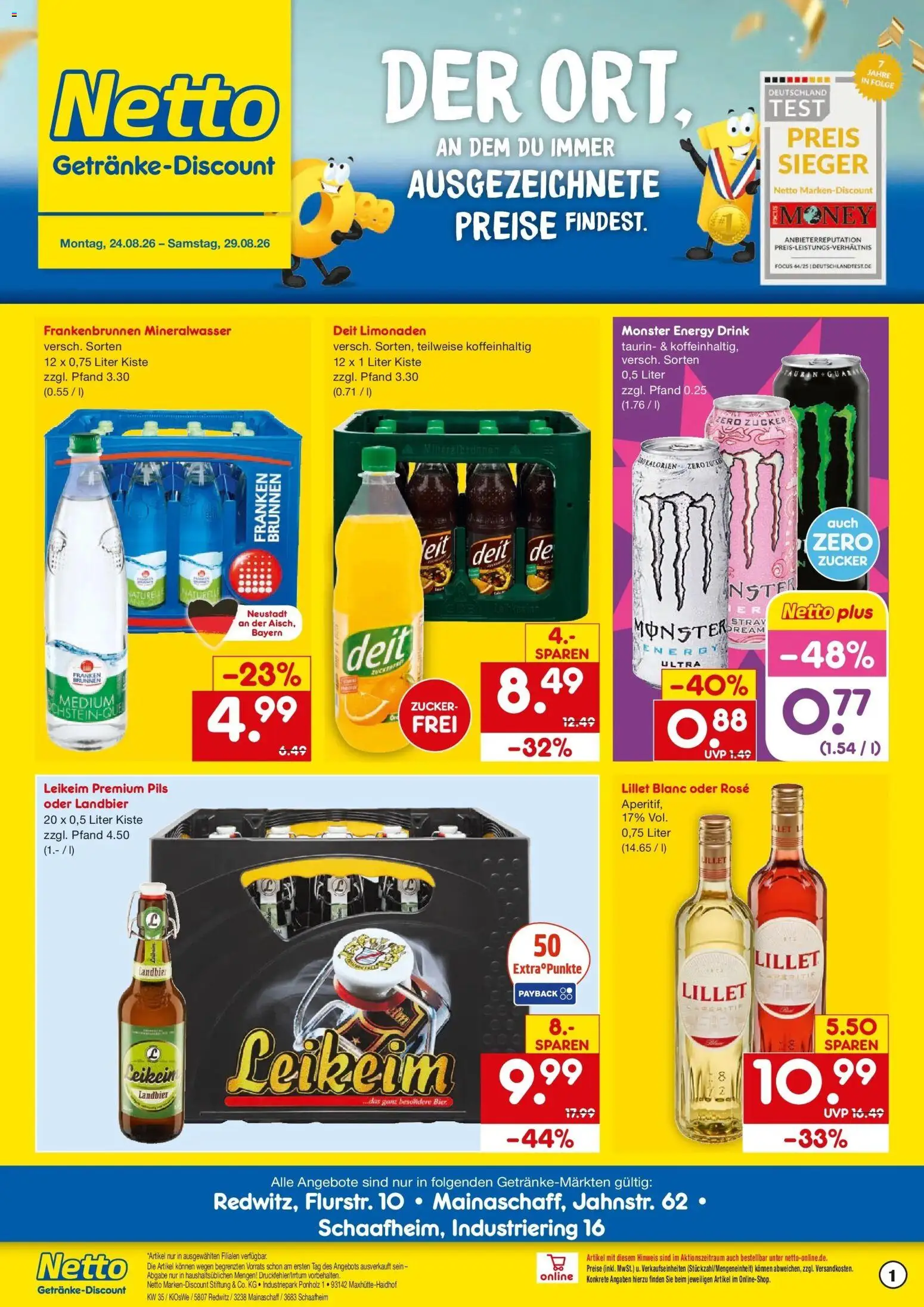 Vorschau von dem Prospekt des Geschäftes Netto Marken-Discount, gültig ab dem 24.08.2026