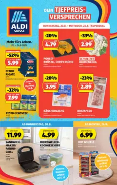 Vorschau des Merkblatts Aldi aktionen vom Shop Aldi gültig von 20.08.2026 bis 26.08.2026