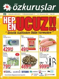 Özkuruşlar Özkuruşlar Katalog 21.06.2026 - Broşürünün önizlemesi