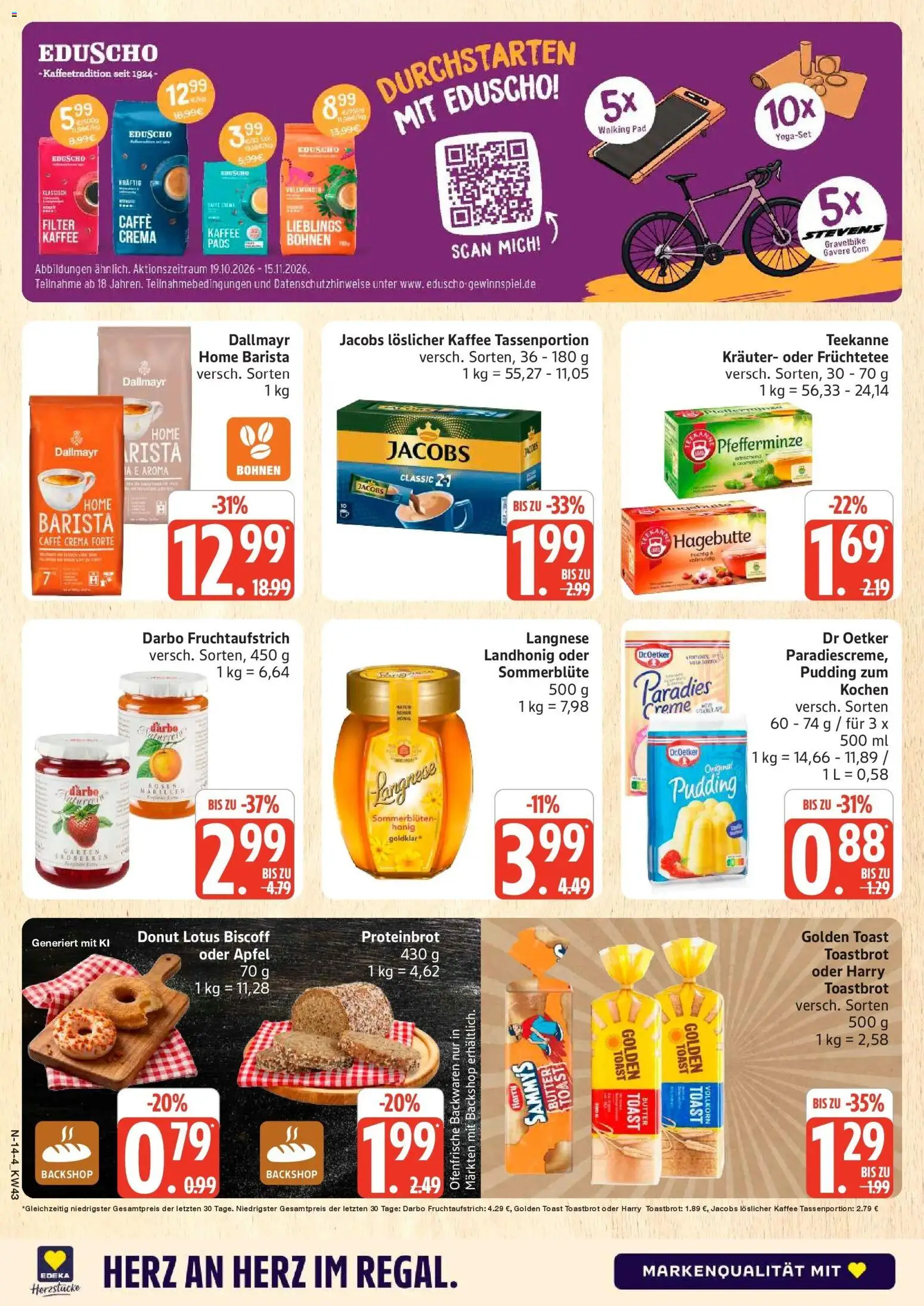 Vorschau von dem Prospekt des Geschäftes Marktkauf, gültig ab dem 19.10.2026
