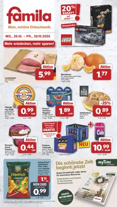 Vorschau von dem Prospekt des Geschäftes Famila Nordwest, gültig ab dem 26.10.2026