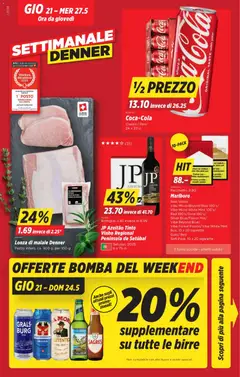 Vorschau des Merkblatts Denner aktionen IT vom Shop Denner gültig von 21.05.2026 bis 24.05.2026