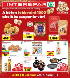 Interspar - Interspar akciós újság megtekintése, amely érvényes 2026.11.05.-től