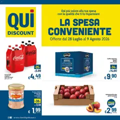 Anteprima dell'opuscolo Qui Discount volantino dal negozio Qui Discount valido da 28/07/2026