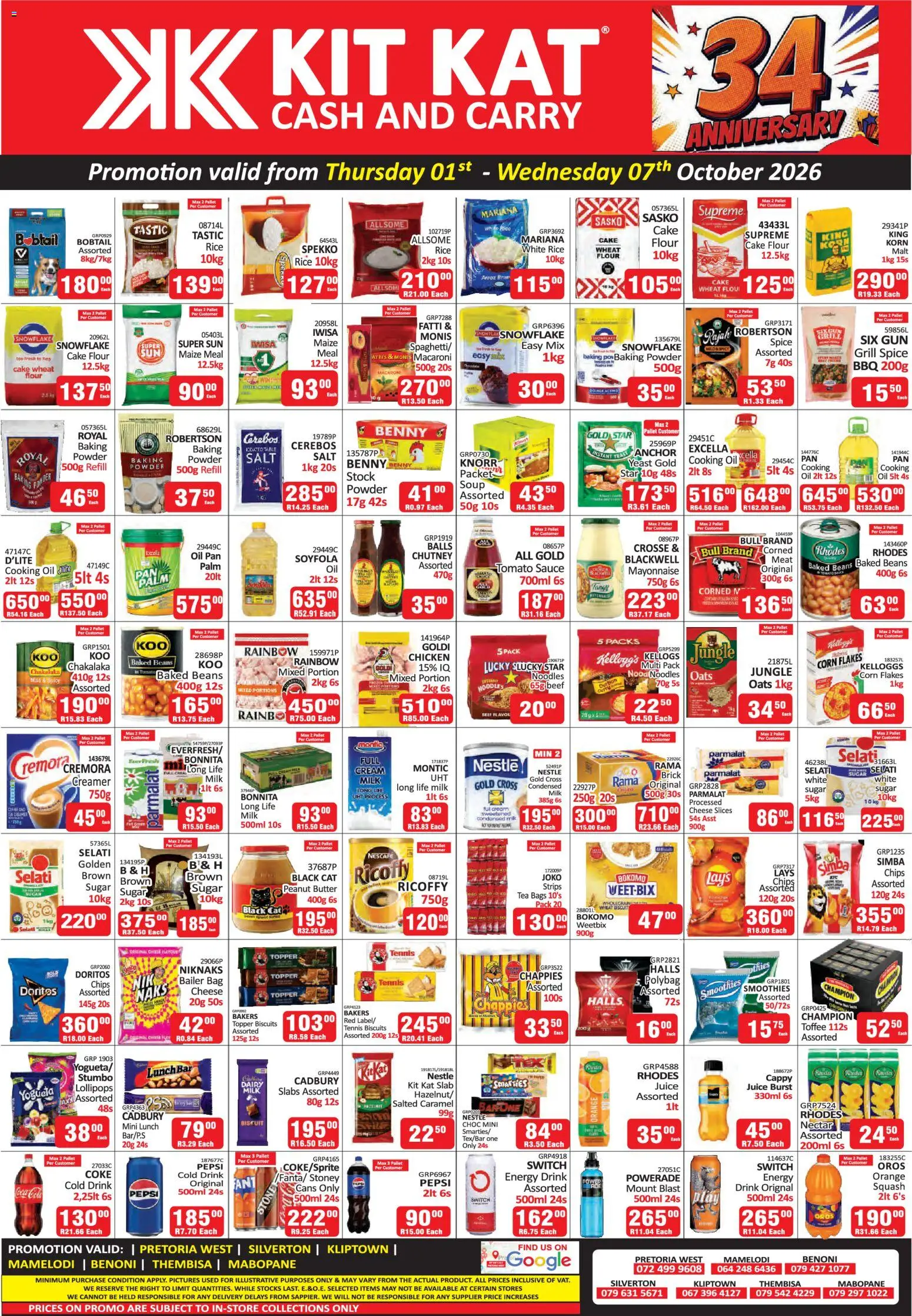 Preview of KIT KAT Cash & Carry flyer valid from 01/10/2026