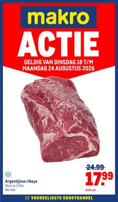 Voorbeeld van Makro folder - Versdeals van winkel Makro geldig vanaf 18-08-2026