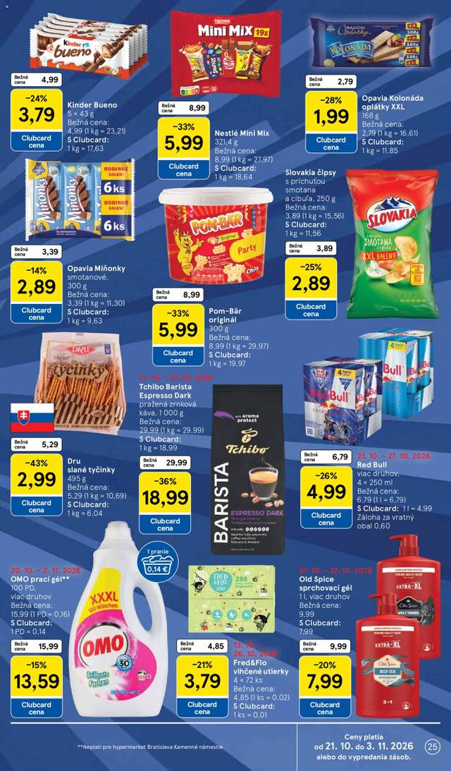 Nový Tesco leták od 21.10.