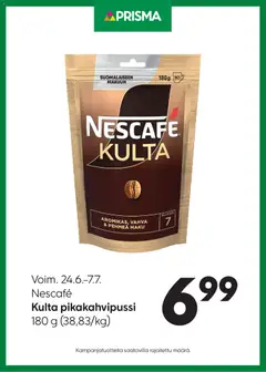 Kaupan Prisma Prisma tarjoukset Nescafé esikatselu, voimassa 24/06/2026