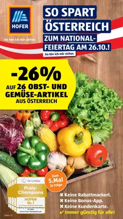 Vorschau der Angebote: Hofer Hofer Flugblatt gültig ab 23.10.2026