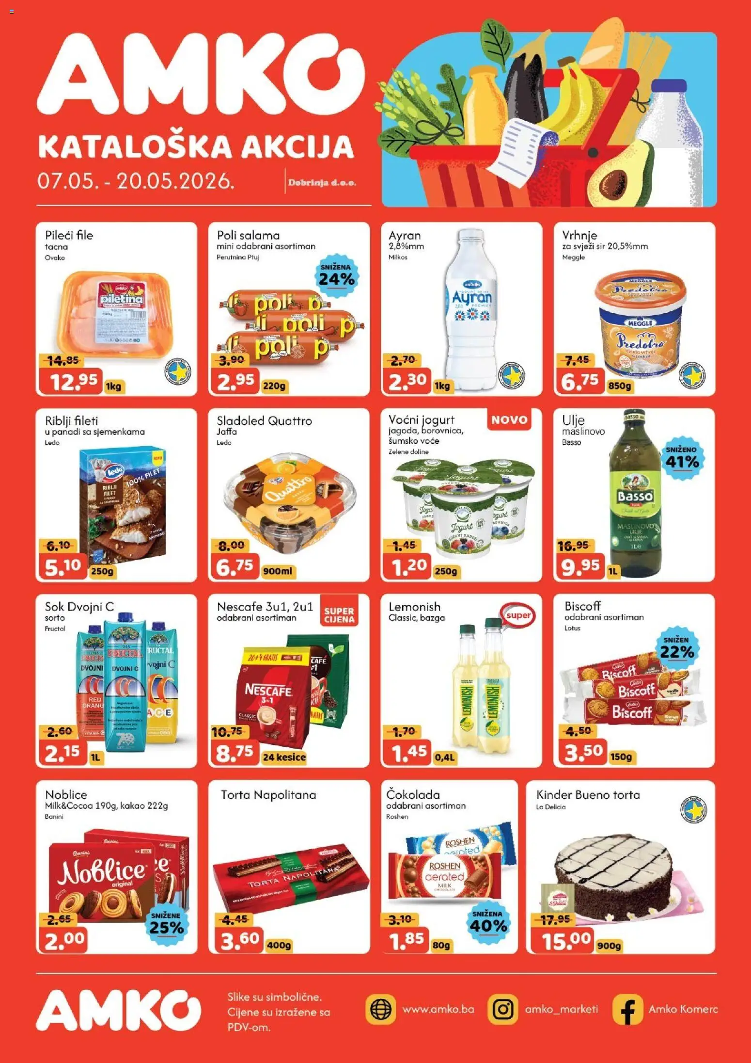 Pregled letka AMKO Katalog trgovine AMKO vrijedi od 07.05.2026